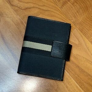 Authentic Gucci Canvas Agenda with Web